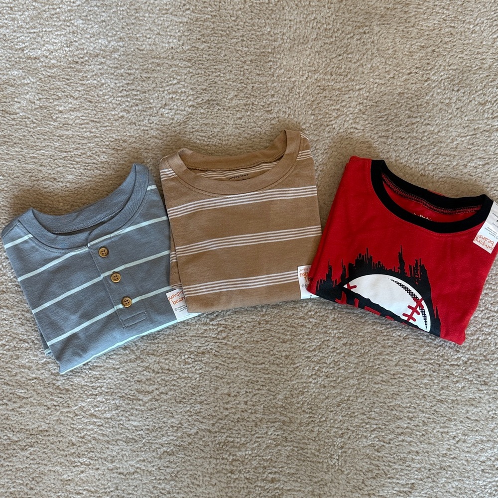 Boys Long Sleeve TShirts - set of 3